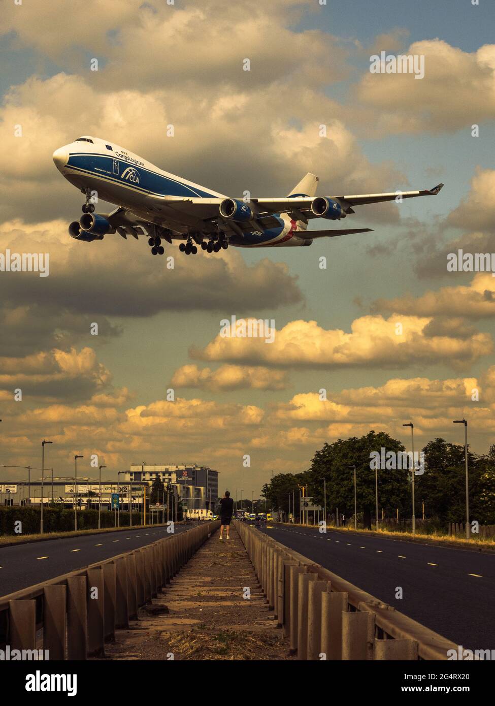 Boeing 747F Cargo Logic Air Foto Stock