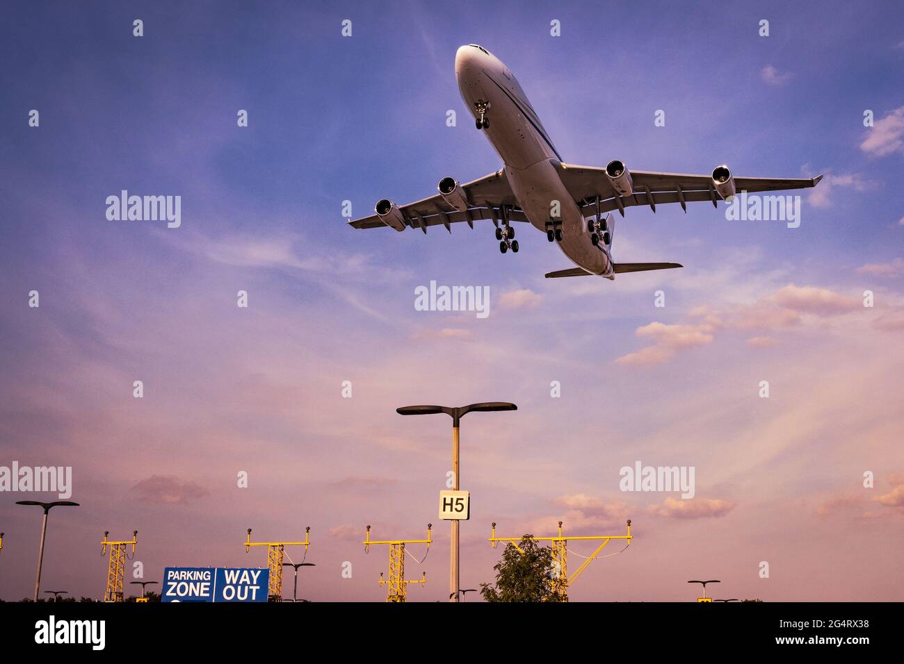 Esvatini Governo Airbus A340-300 Foto Stock
