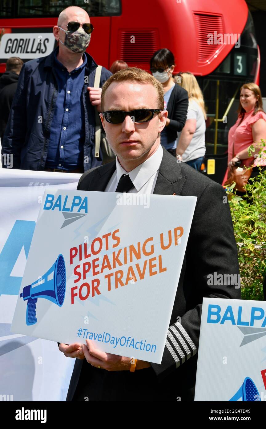 Londra, Regno Unito. 23 giugno 2021. Giornata di viaggio d'azione, College. Green, Parlamento, Westminster, Londra. Credito UK: michael melia/Alamy Live News Foto Stock