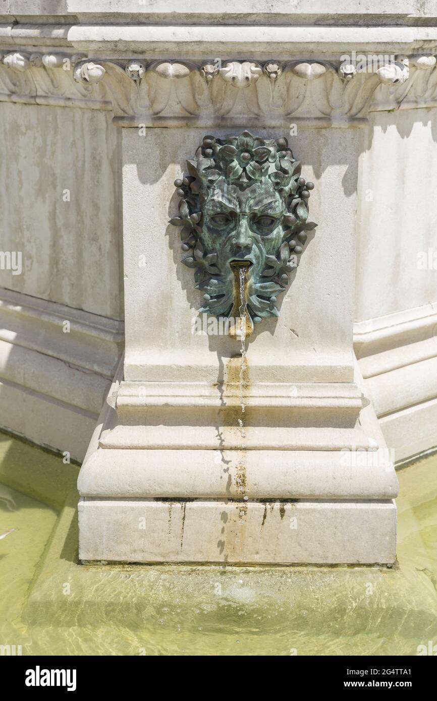 Dettaglio della fontana Foto Stock