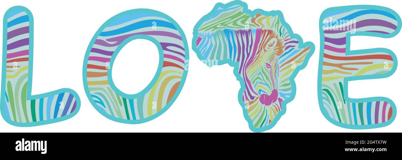 Zebre africane preferite Illustrazione Vettoriale