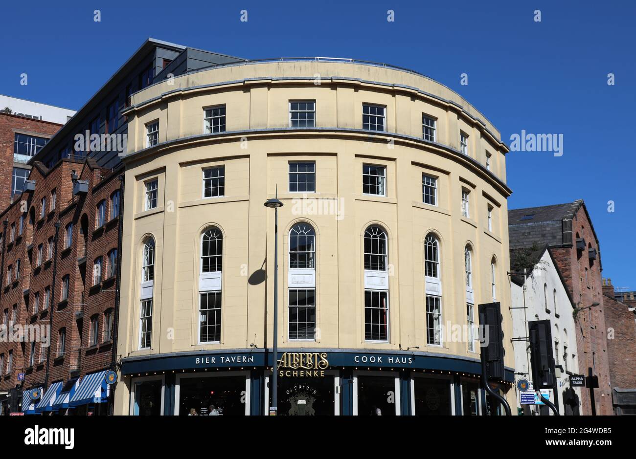 Alberts Schenke a Liverpool Foto Stock