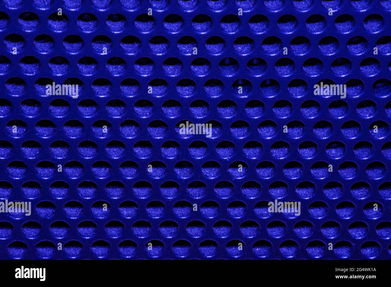 Sfondo blu immagine di copertina di motivi circolari arrotondati Foto Stock