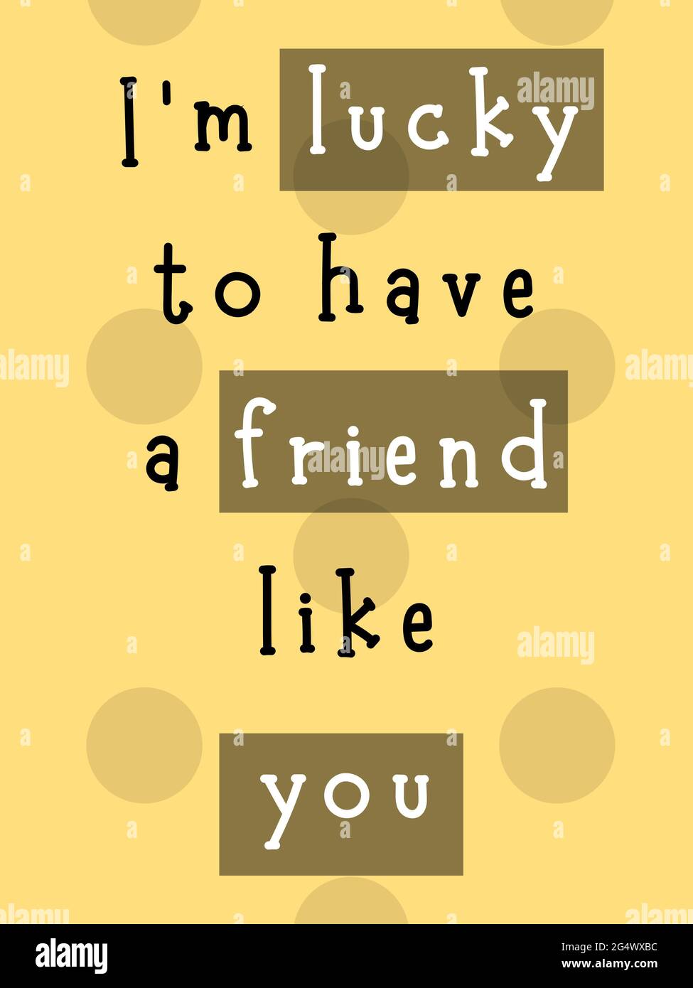 La Giornata dell'amicizia viene celebrata ogni anno la prima Domenica di Agosto Foto Stock