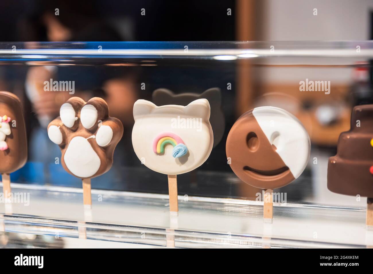 Gelato in negozio Foto Stock