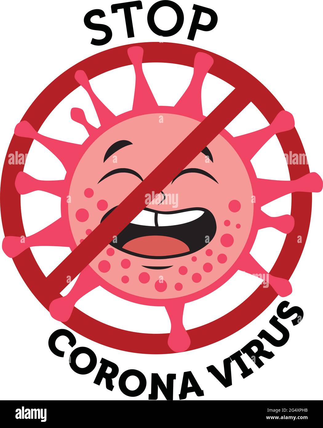 virus corona. prevenzione virus corona. illustrazione del virus corona. sfondo del virus corona Illustrazione Vettoriale