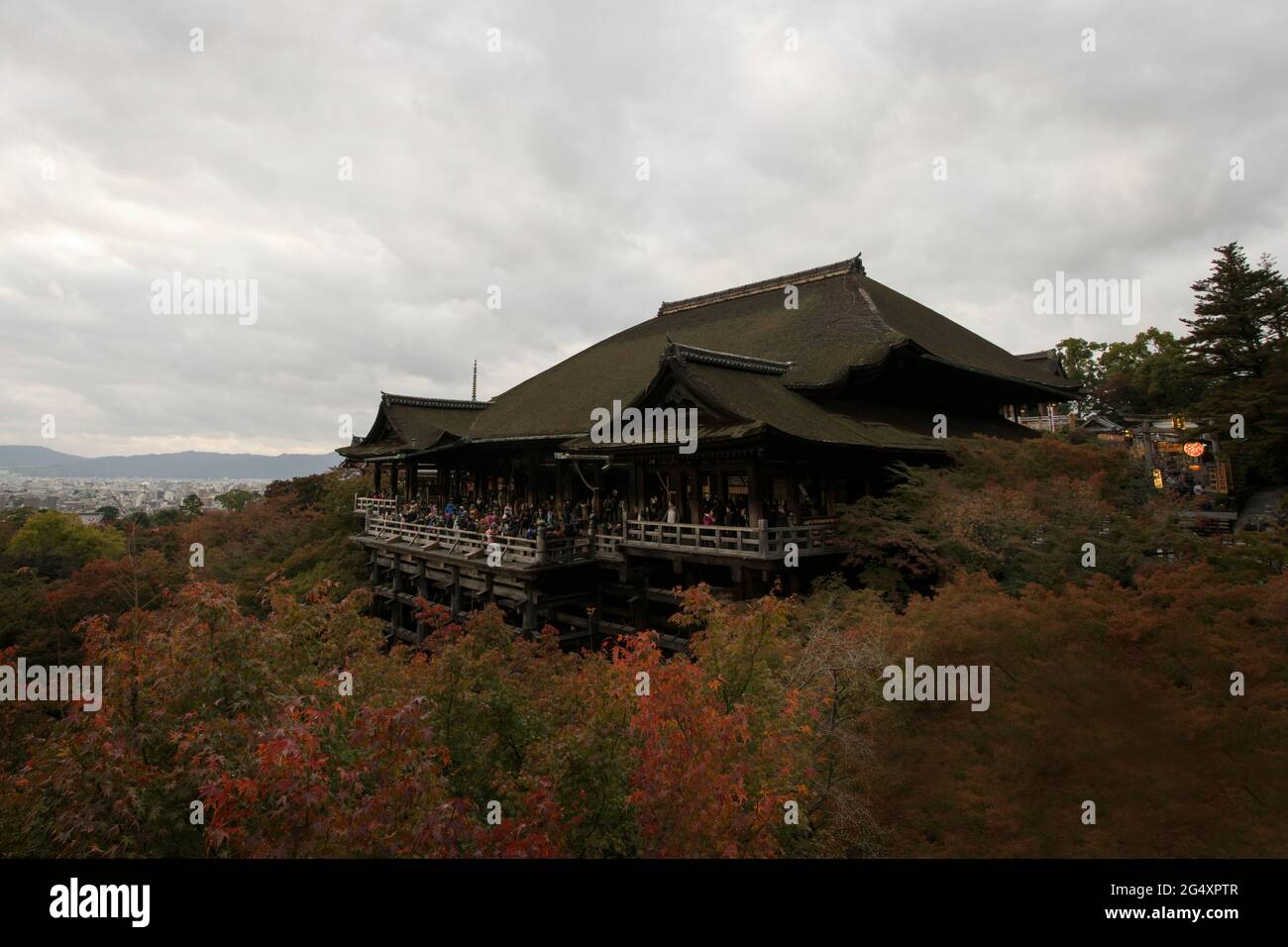 Il Kiyomizudera 'Tempio dell'acqua pura' a Kyoto, Giappone Foto Stock