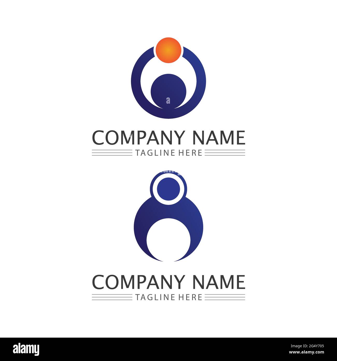 Logo People, Team, Succes People Work, Group and Community, vettore e design del logo Group Company e Business Care, logo Family Icon Succes Illustrazione Vettoriale