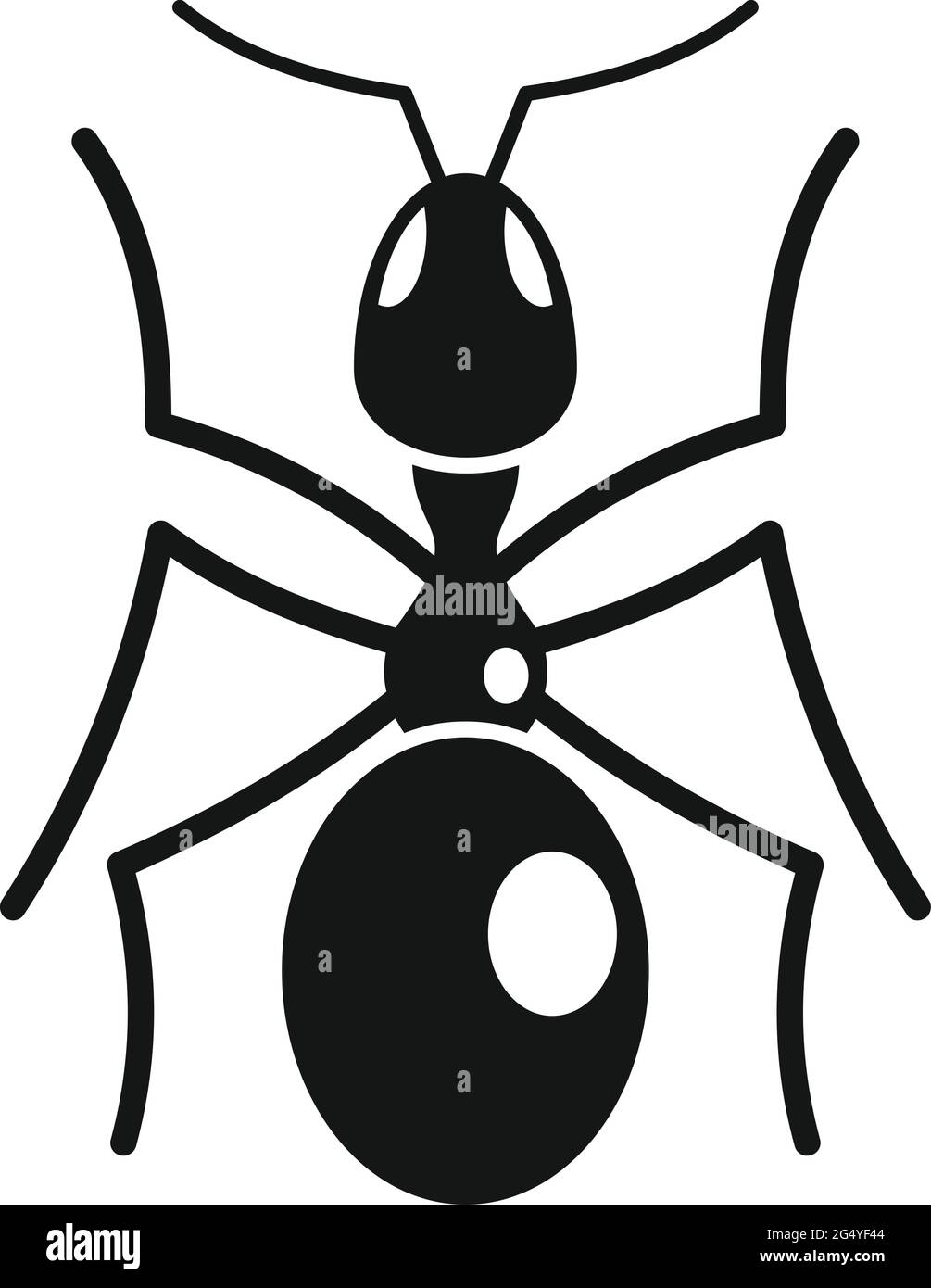 Icona Queen ANT, stile semplice Illustrazione Vettoriale