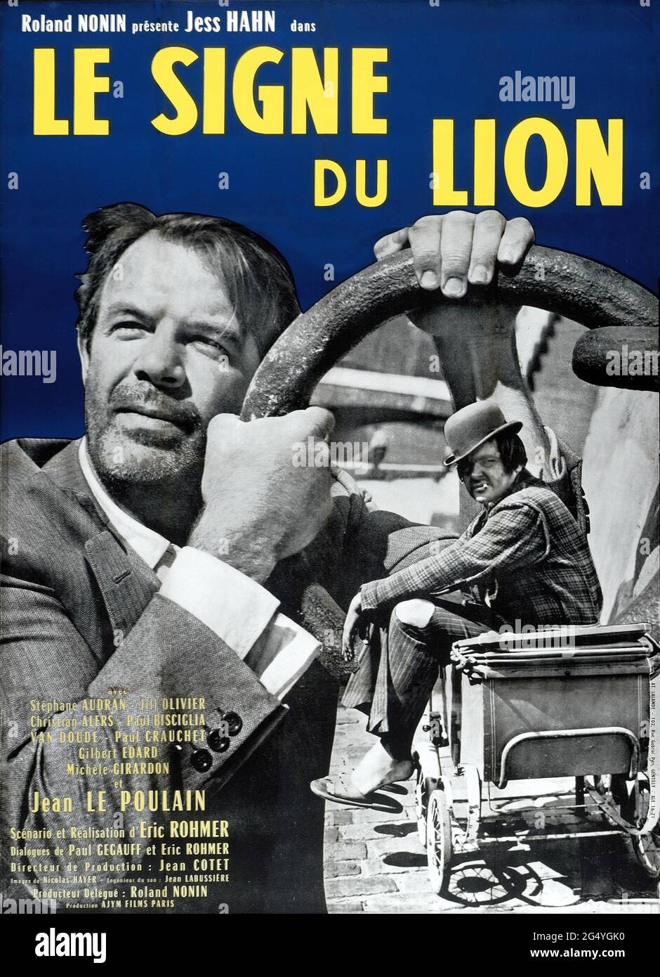 SEGNO DEL LEONE (1962) -titolo originale: LE SIGNE DU LION-, diretto da ERIC ROHMER. Credit: Ajym Films / Album Foto Stock