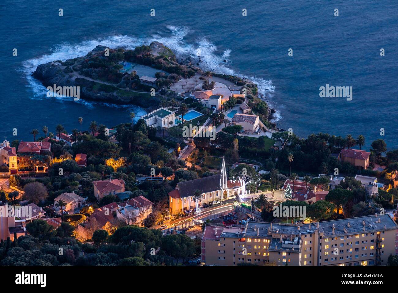 FRANCIA, ALPES-MARITIMES (06) CAP D'AIL Foto Stock