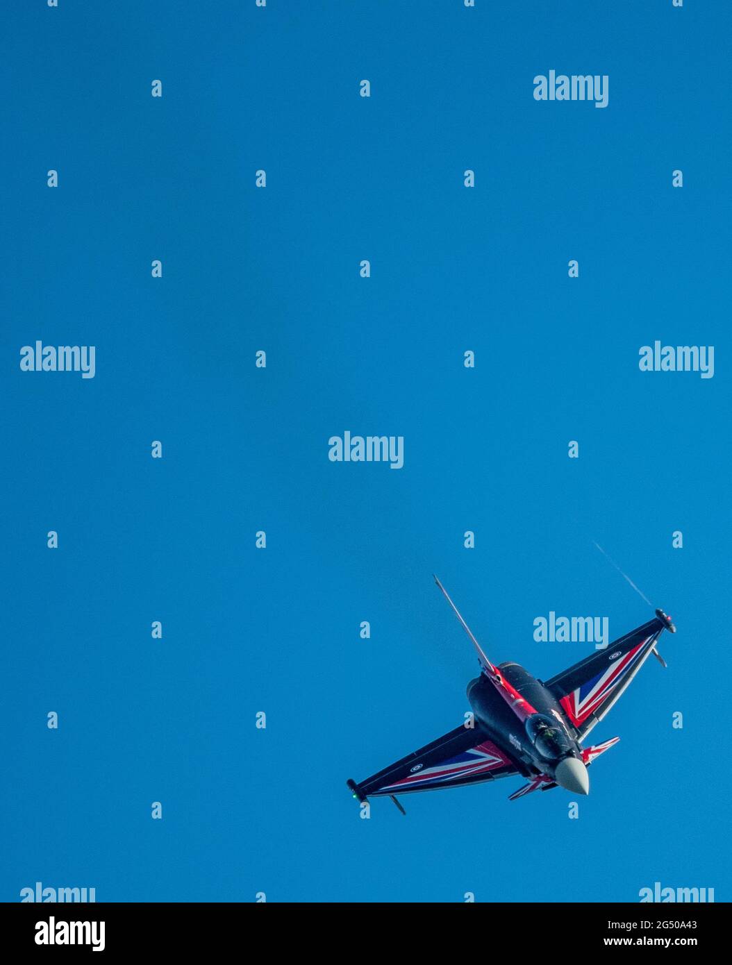 Eurofighter Typhoon del team RAF Display Foto Stock