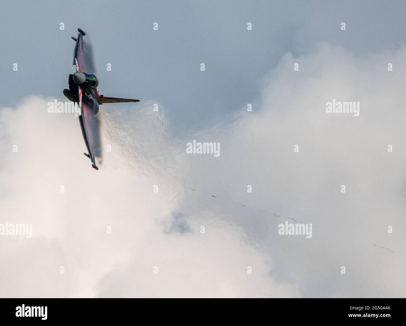 Eurofighter Typhoon del team RAF Display Foto Stock