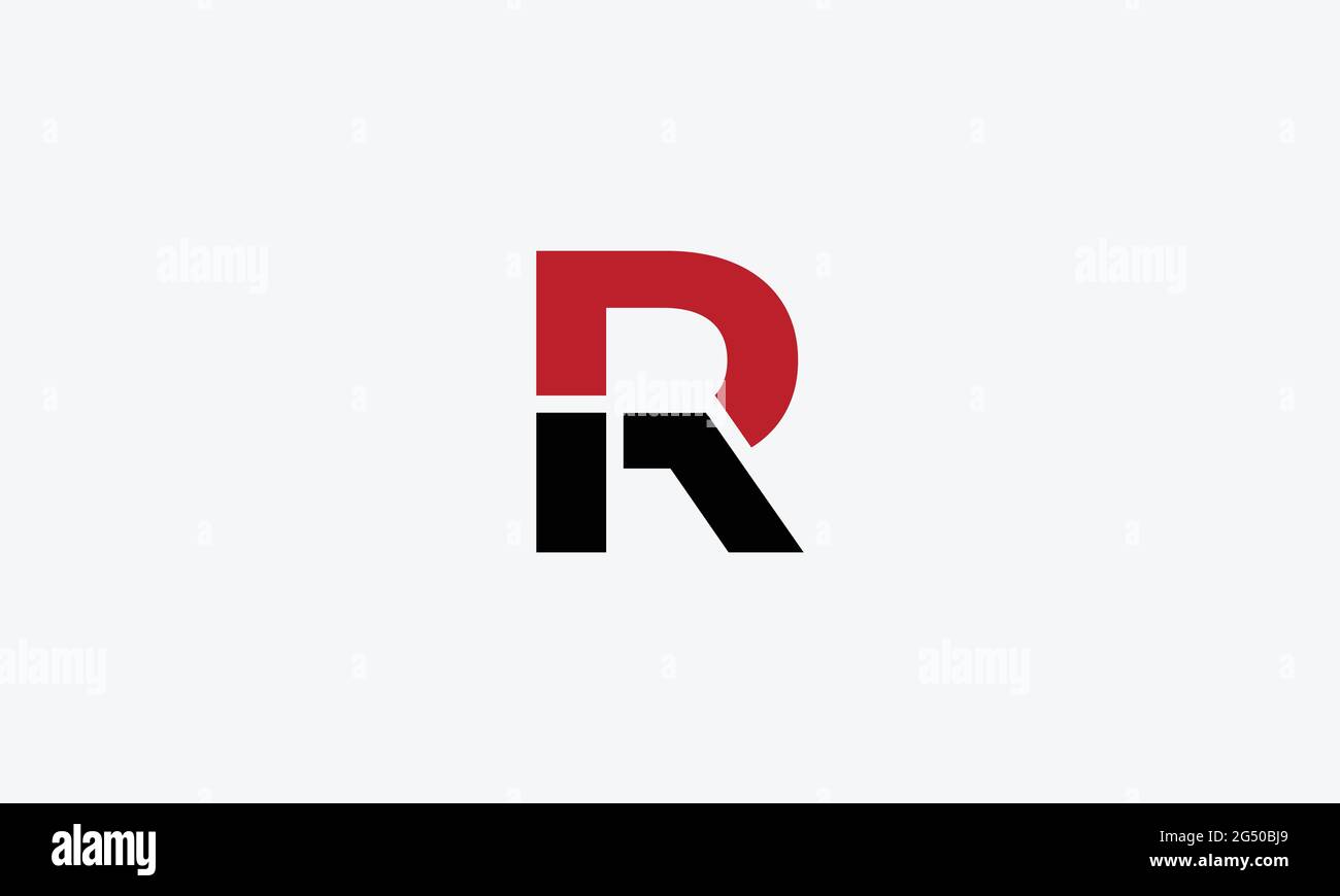 Dr o RD D e R Design creativo e moderno con logo Letter, design con logo RD Illustrazione Vettoriale