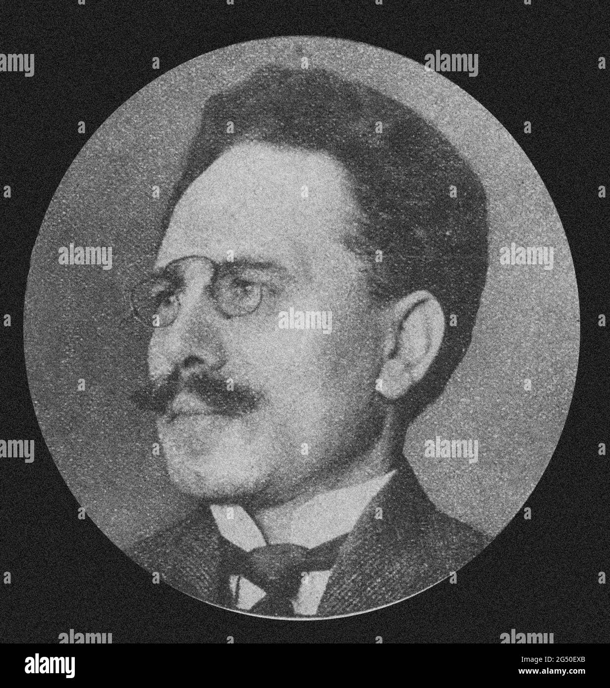 Karl Liebknecht (1871 – 1919) è stato un socialista tedesco, originario del Partito socialdemocratico tedesco (SPD) e successivamente co-fondatore di Rosa Luxe Foto Stock