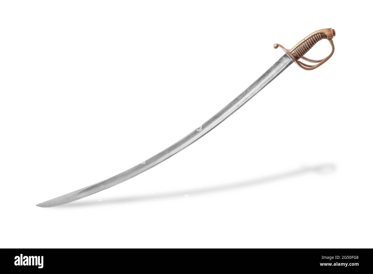 Sabre ufficiale di cavalleria russo modello 1827. Impero Russo. 19 ° secolo Foto Stock