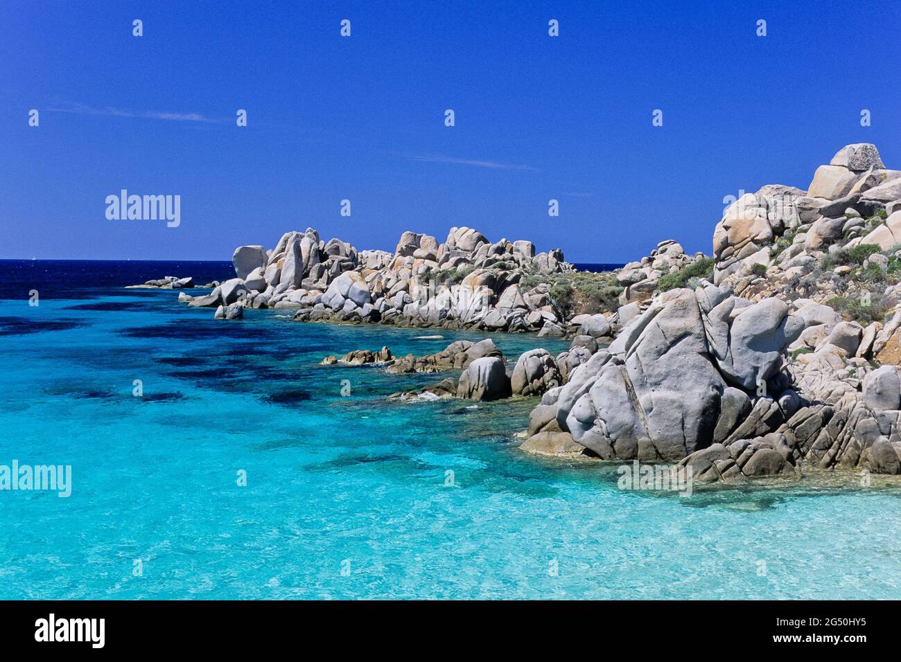FRANCIA, CORSE DU SUD (2A) EXTREME SUD, ISOLA DI LAVEZZI Foto Stock