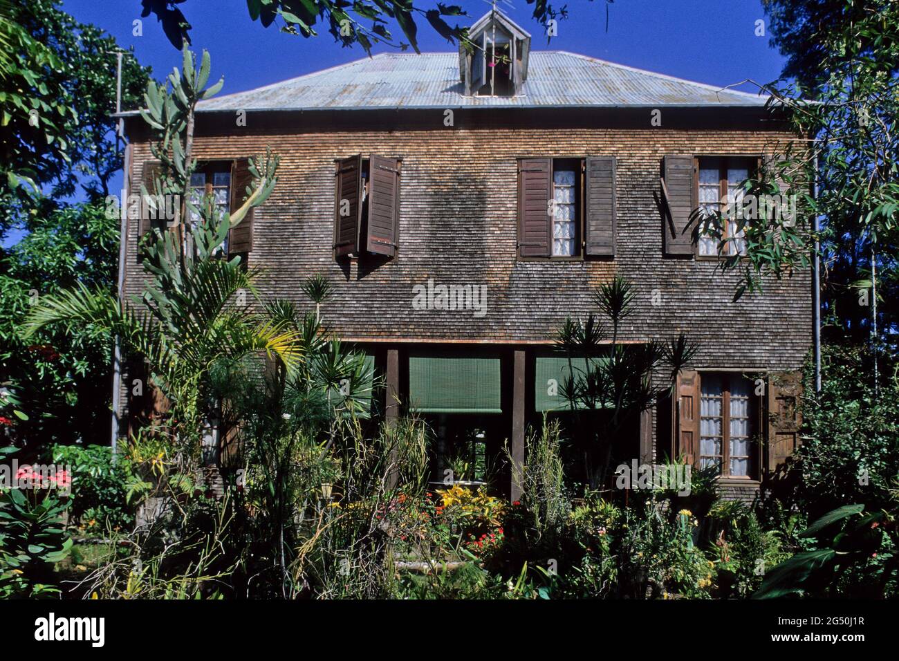FRANCIA. ISOLA DI REUNION. VILLAGGIO DI ST LOUIS Foto Stock