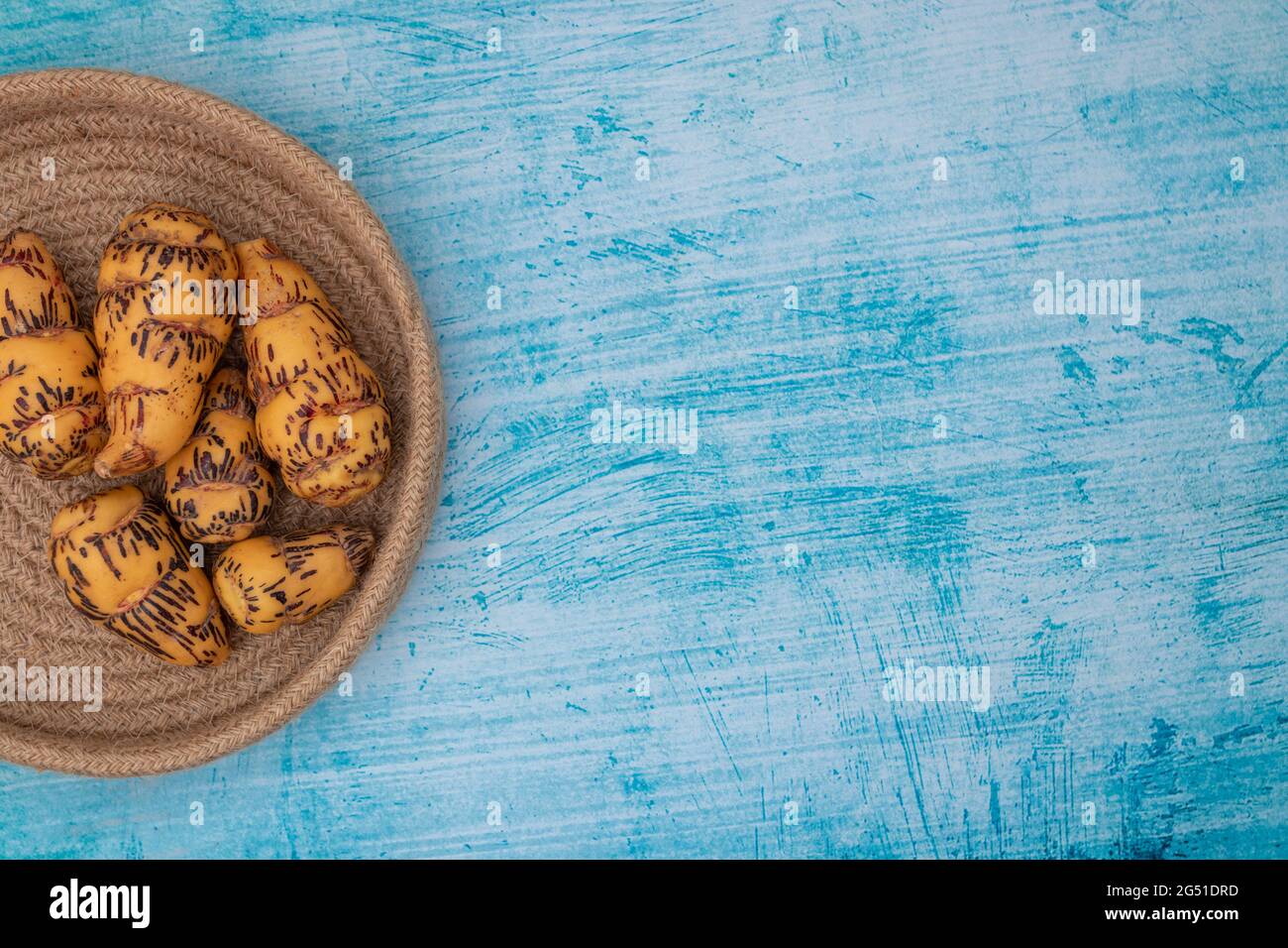 Oca, tubero utilizzato nella cucina peruviana e le Ande americane Foto Stock