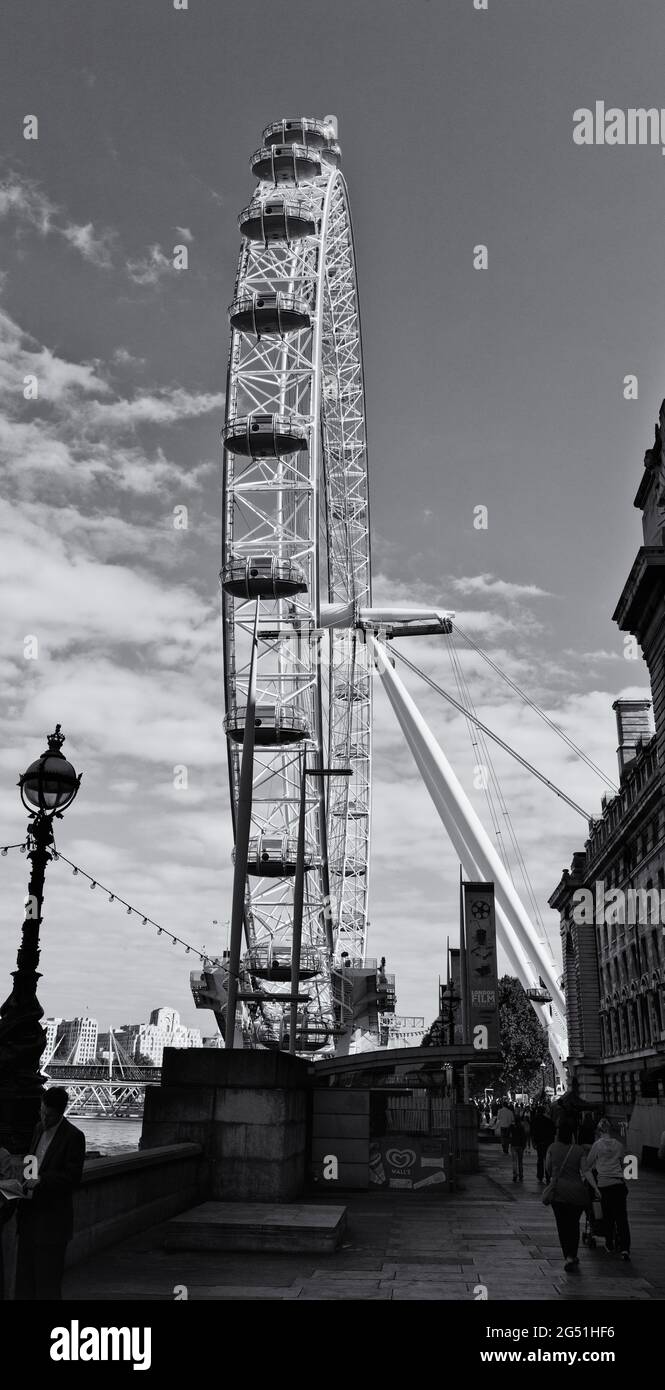 London Eye, London, England, Regno Unito Foto Stock