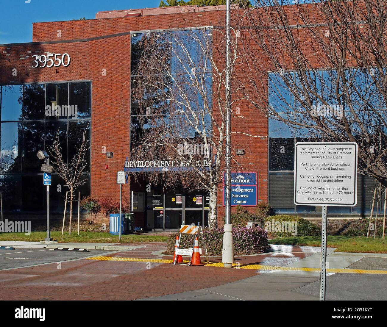 Centro servizi di sviluppo della città di Fremont, Fremont, California Foto Stock