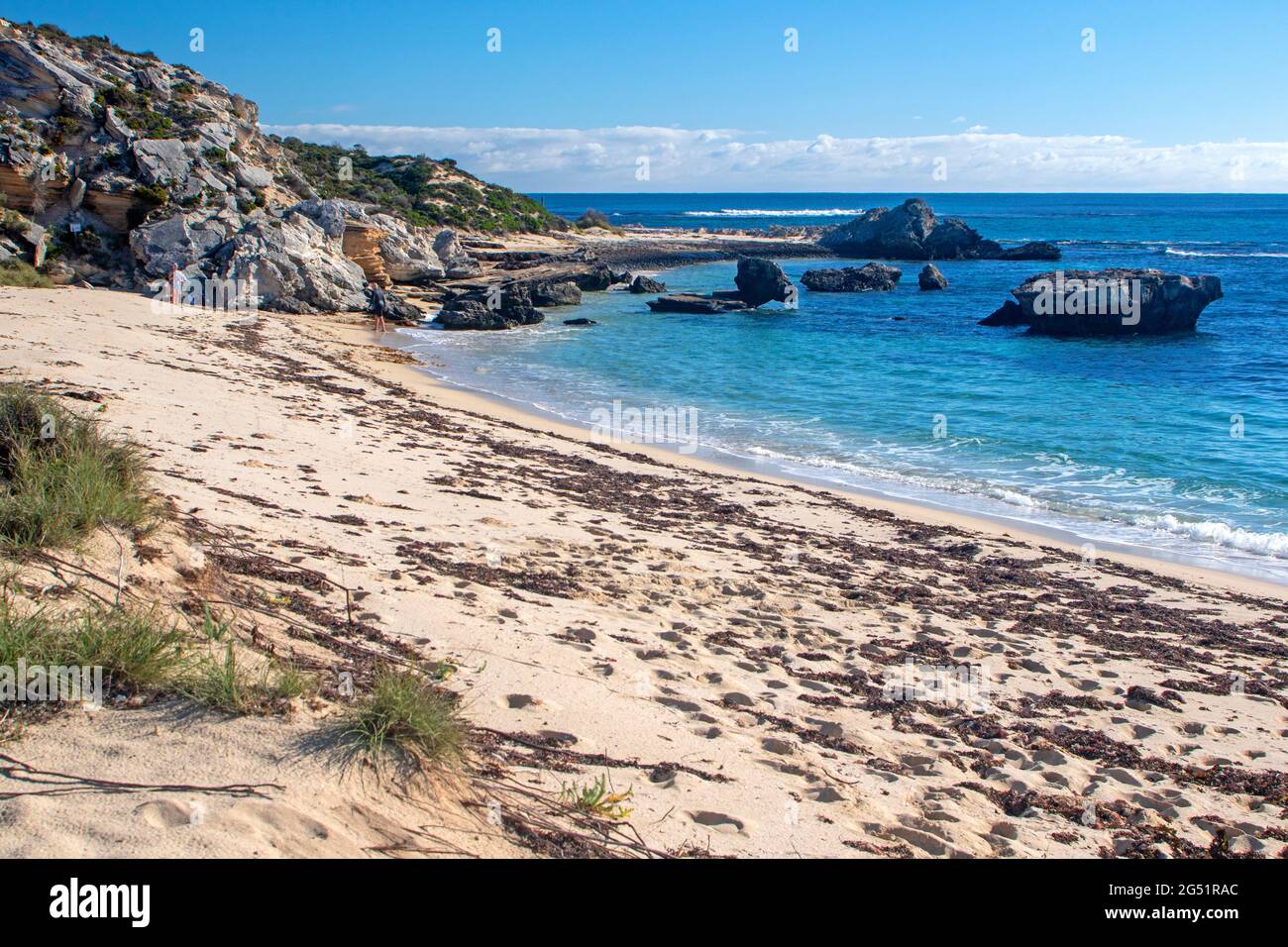 Città di York Bay, Rottnest Island Foto Stock