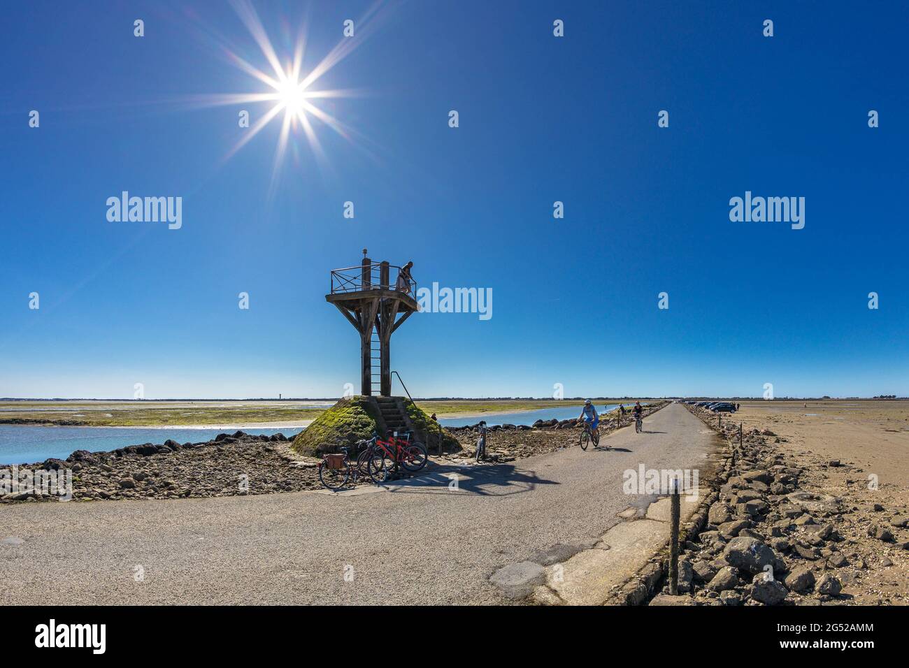 FRANCIA. VENDEE (85), ISOLA DI NOIRMOUTIER, IL PASSAGGIO DI GOIS Foto Stock