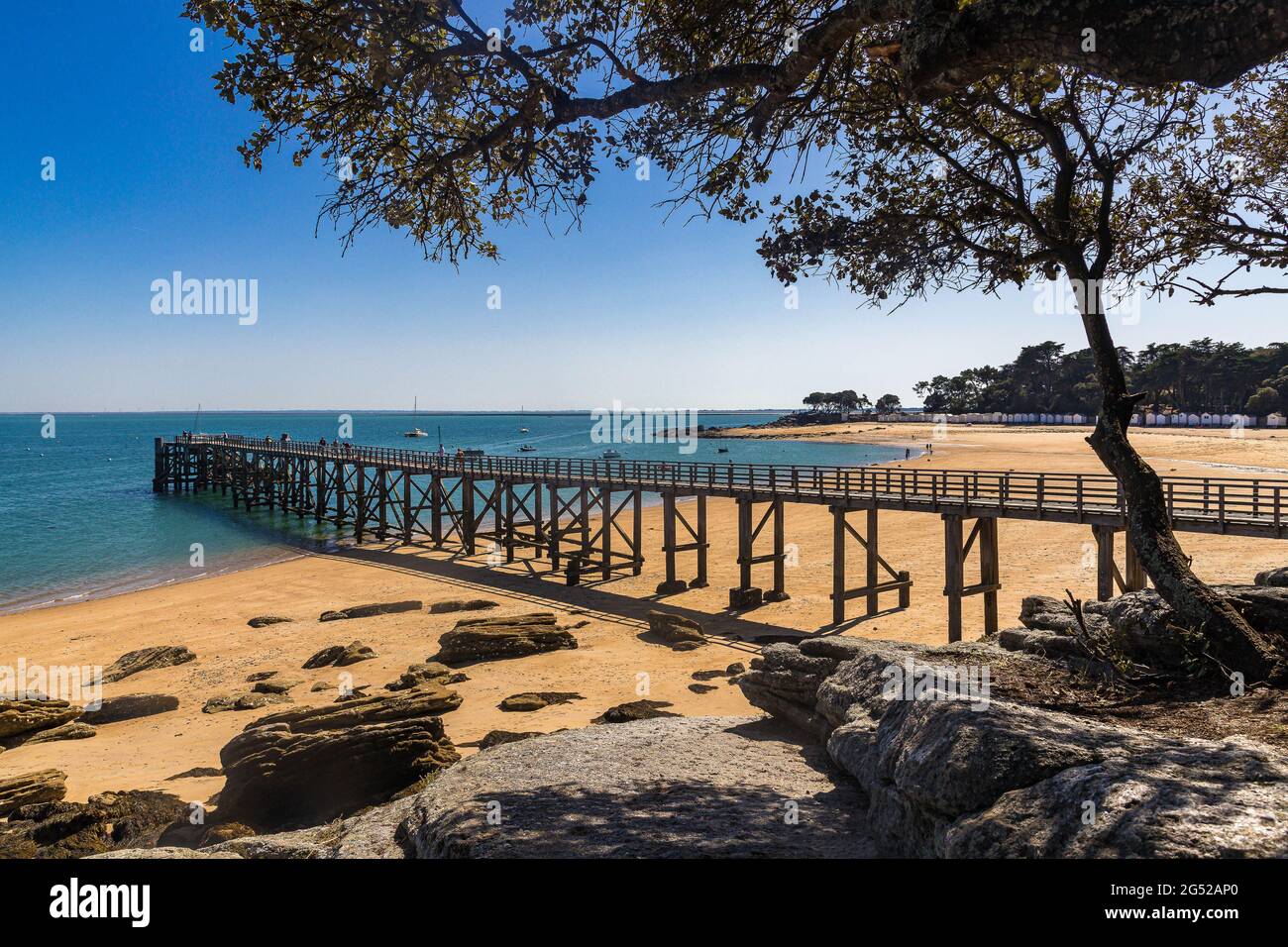 FRANCIA. VENDEE (85), ISOLA DI NOIRMOUTIER, PLAGE DES DAMES Foto Stock