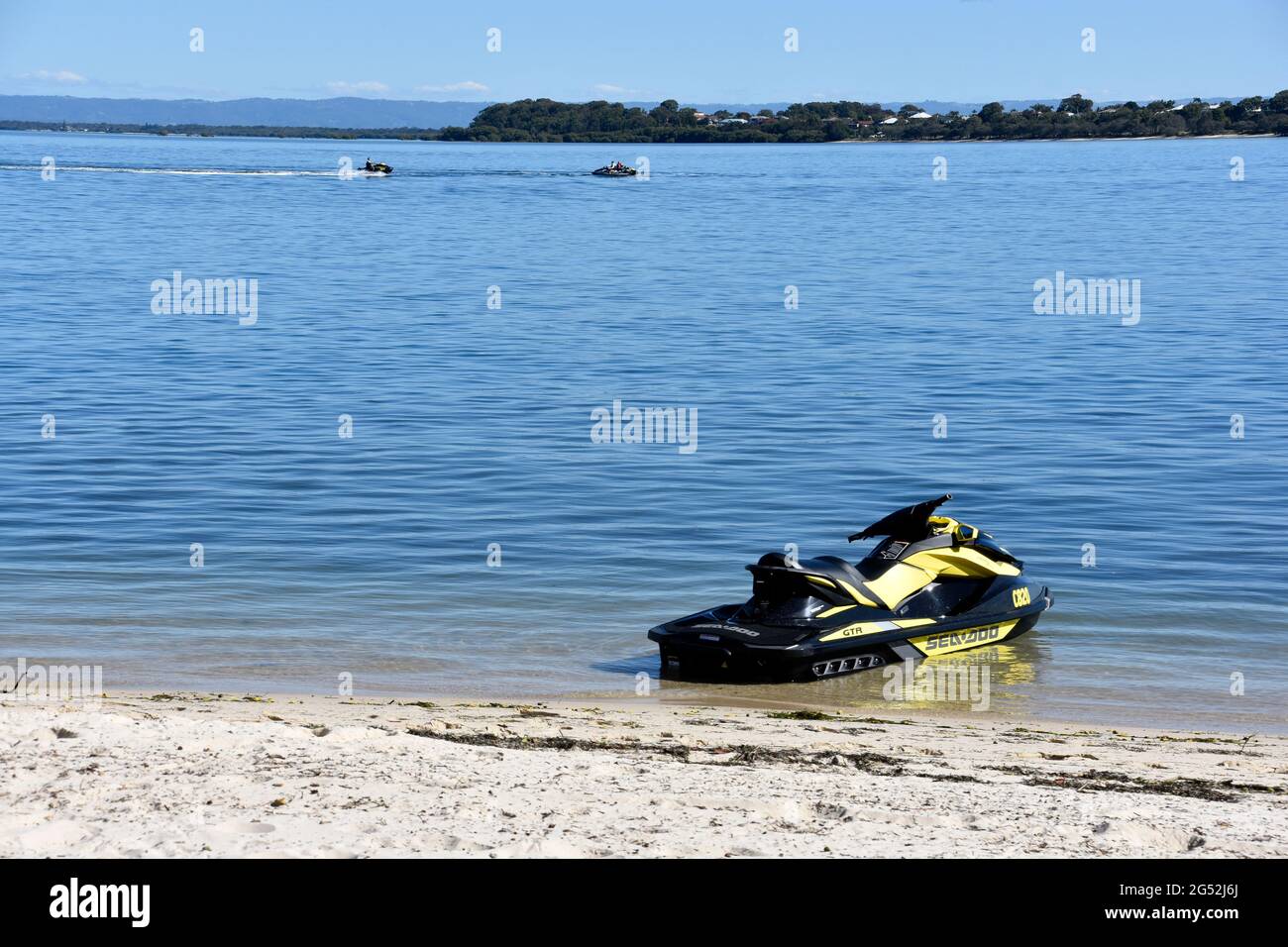 BRIBIEISLAND SCENA DELL'ACQUA Foto Stock