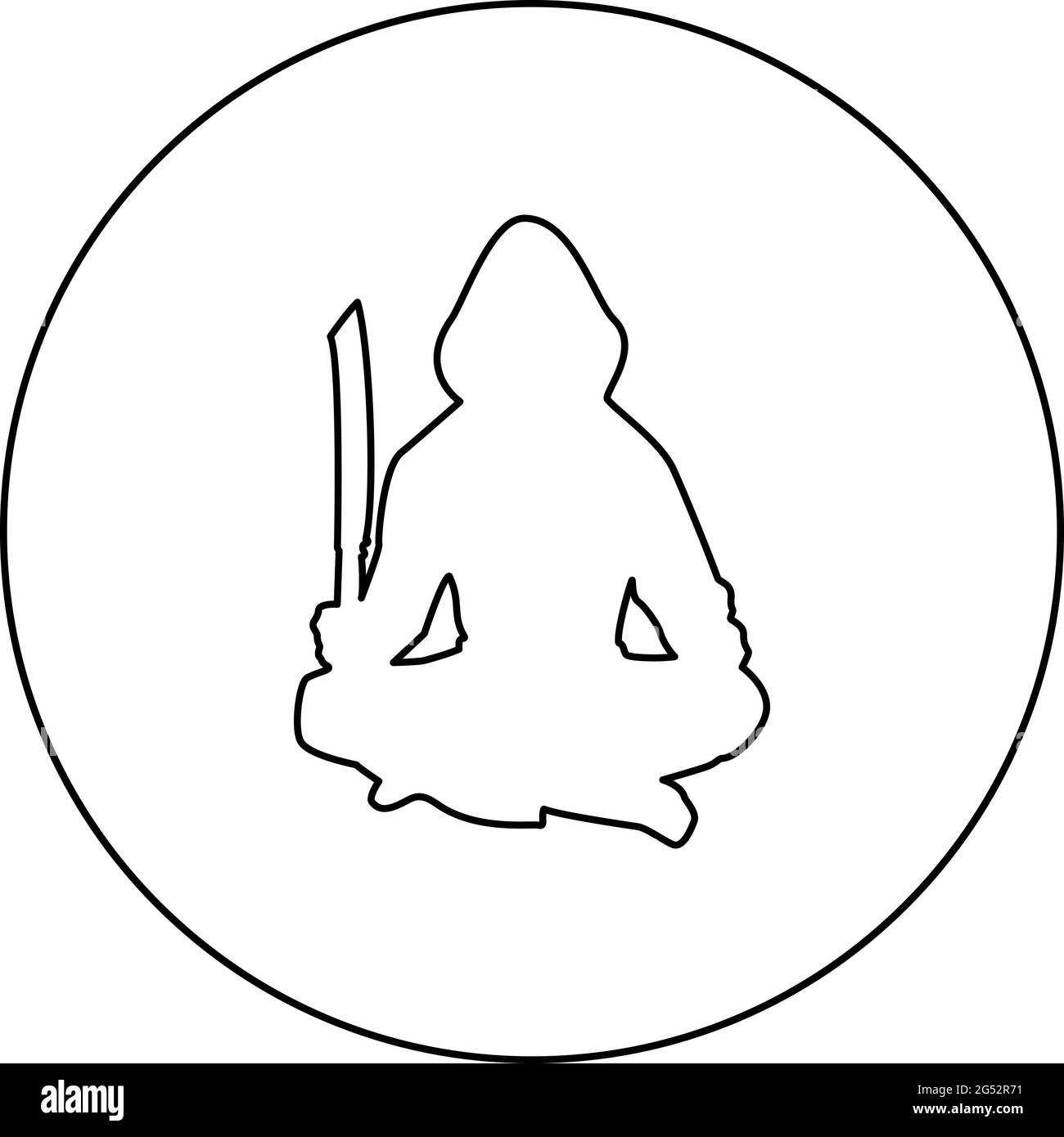 Uomo con spada machete armi fredde in mano militare uomo Soldier Serviceman in varie posizioni Hunter con coltello lotta pose Difensore forte Illustrazione Vettoriale