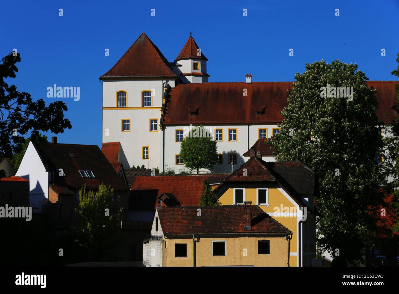 historisches Schloss a Sulzbach Rosenberg, Amberg, Oberpfalz, Bayern! Foto Stock