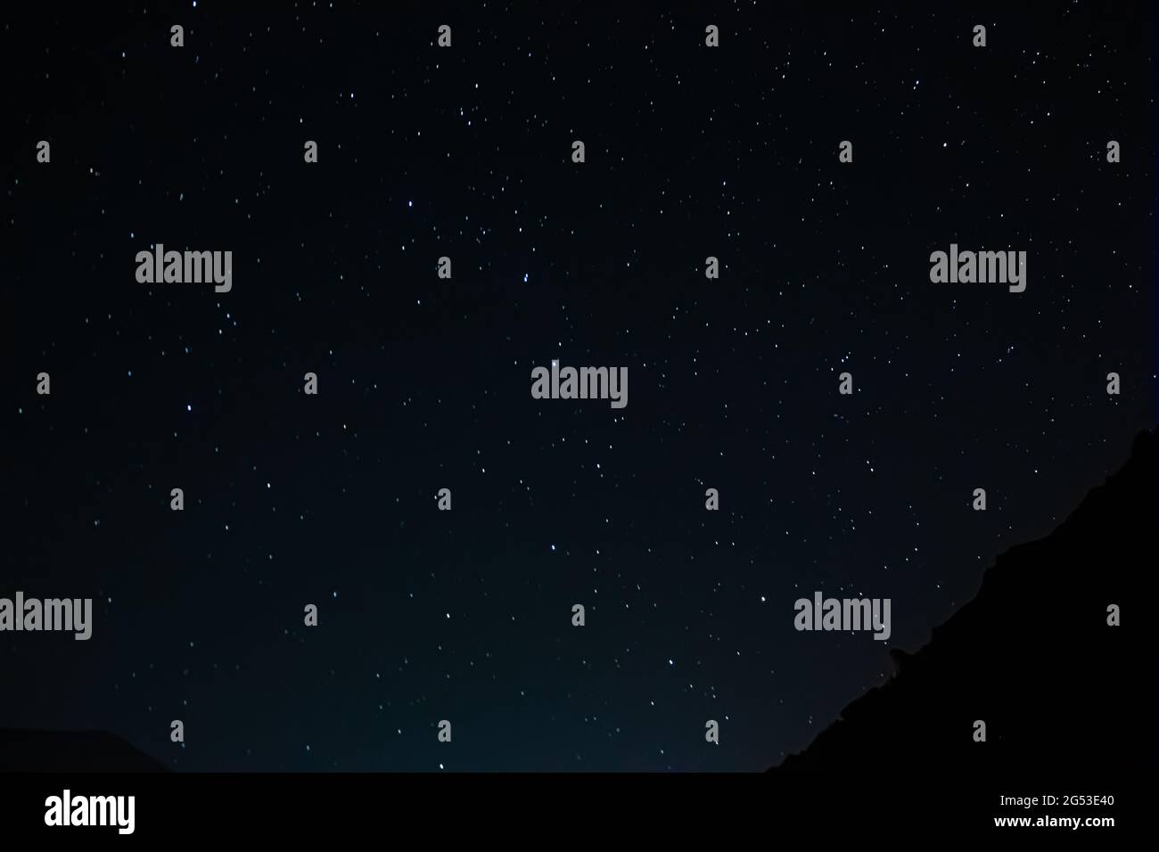 Corona Borealis in una notte buia Foto Stock