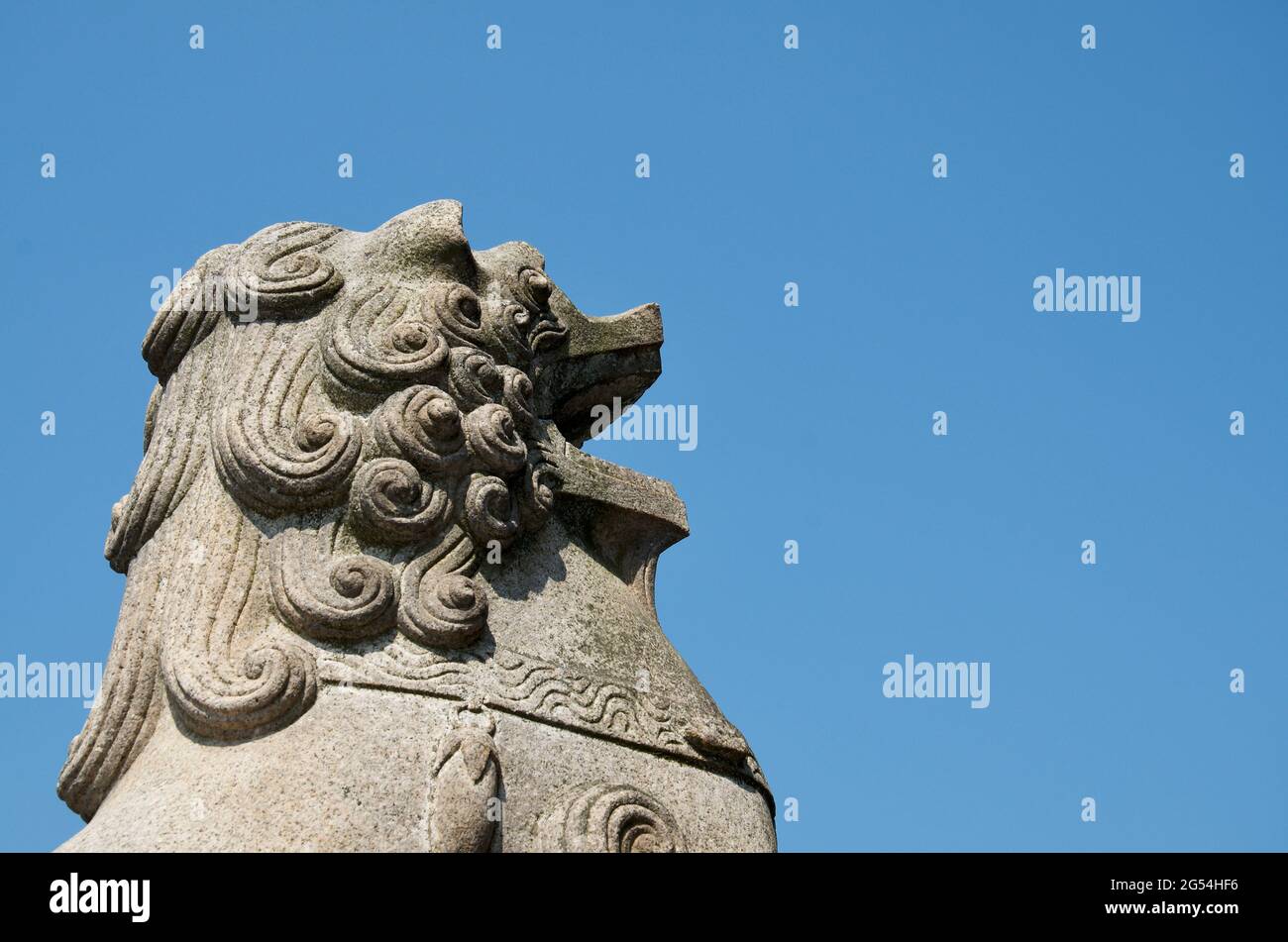 Custode del tempio Kiyomizu-dera a Kyoto Foto Stock