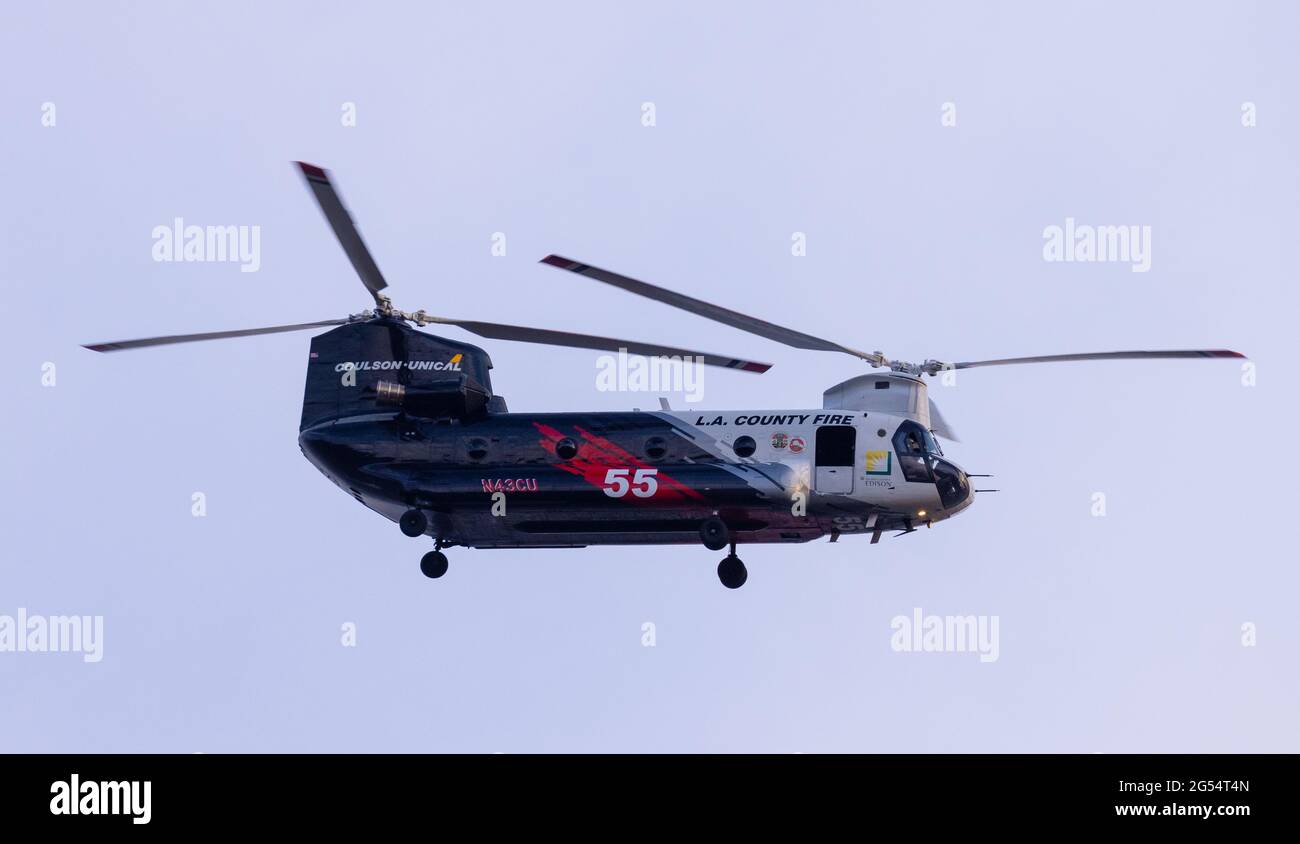 CH-47 elicottero Chinook Foto Stock