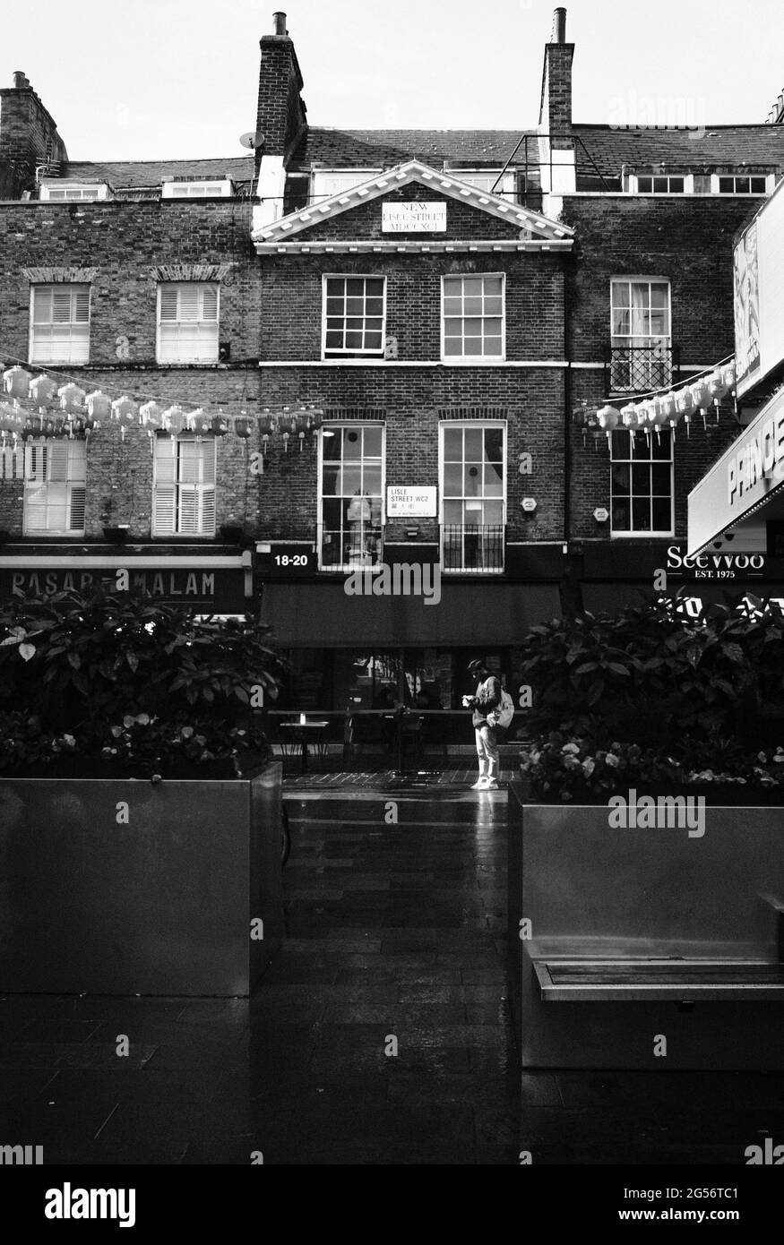Chinatown, Leicester Square, London, Regno Unito Foto Stock