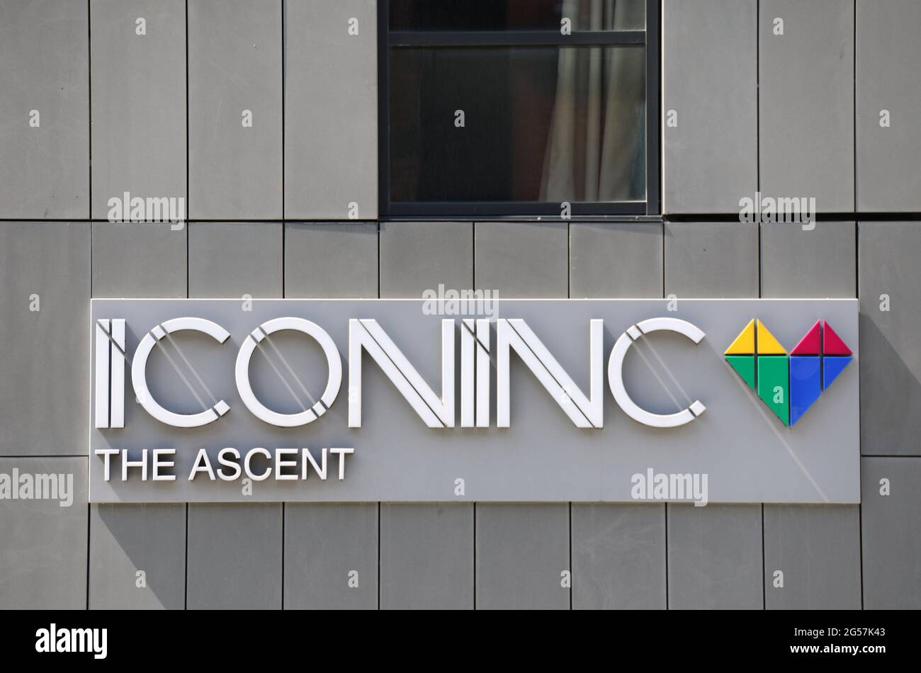 Iconico il lusso Ascent tutto compreso alloggio per studenti a Liverpool Foto Stock