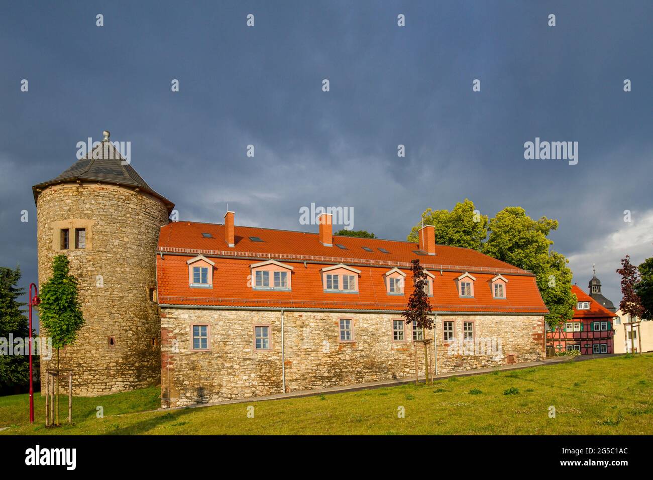 Schloss Harzgerode Harz Foto Stock