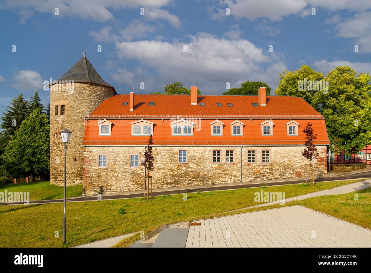 Schloss Harzgerode Harz Foto Stock