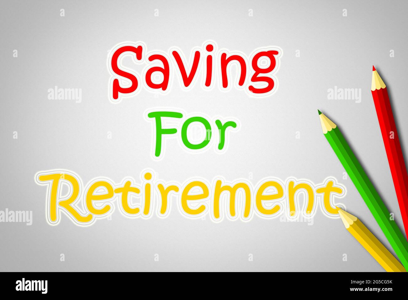 Salvataggio in background del testo del concetto di pensionamento Foto Stock