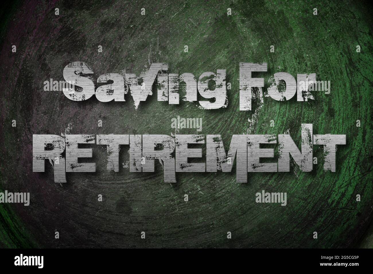 Salvataggio in background del testo del concetto di pensionamento Foto Stock