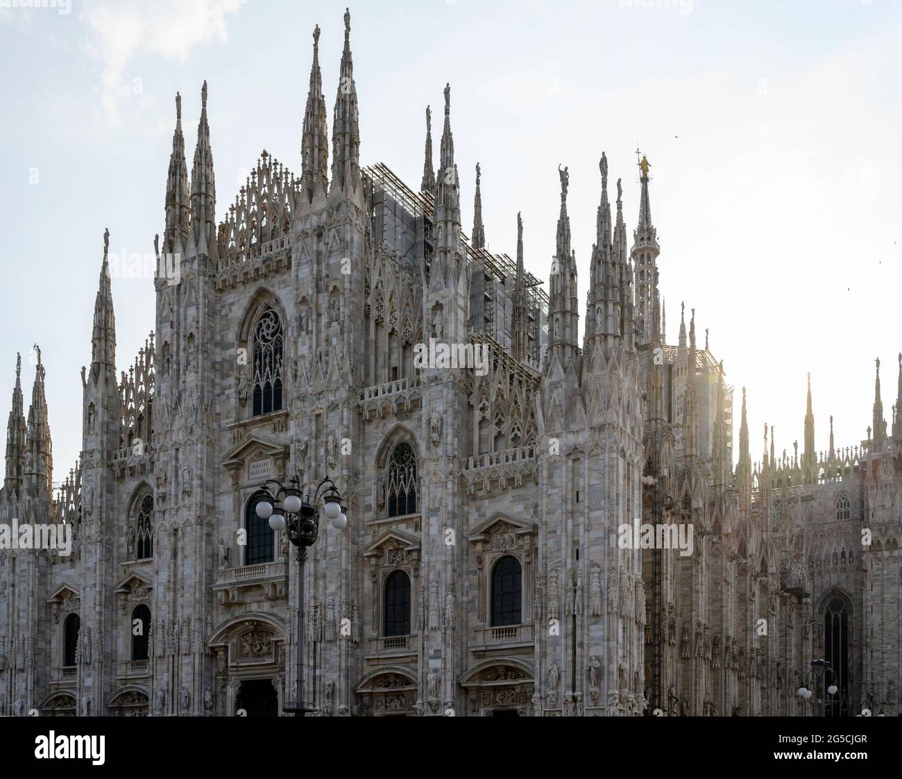 Cattedrale di Milano, lombardia, italia. Foto Stock