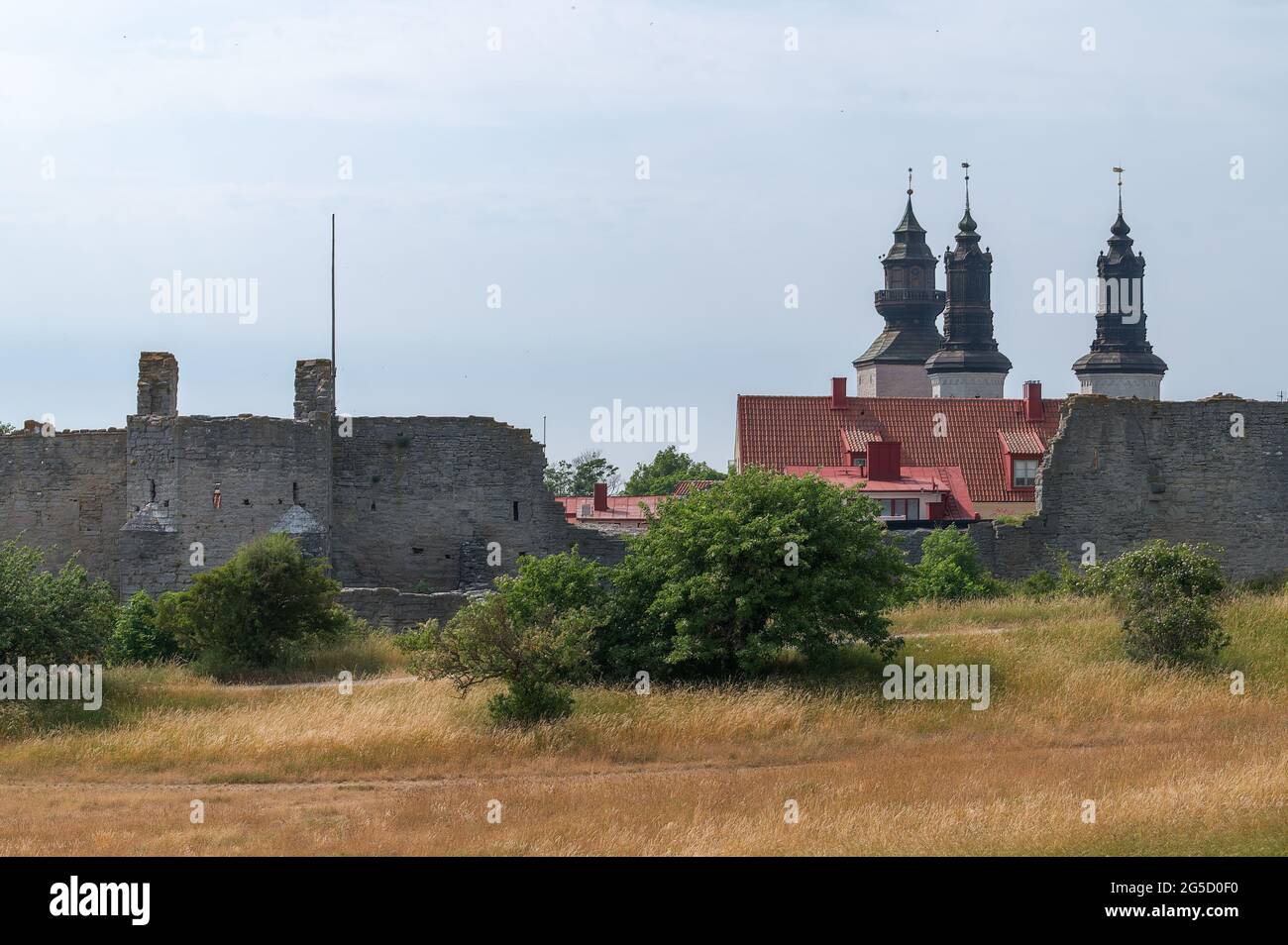 Visby, Gotland, Svezia Foto Stock