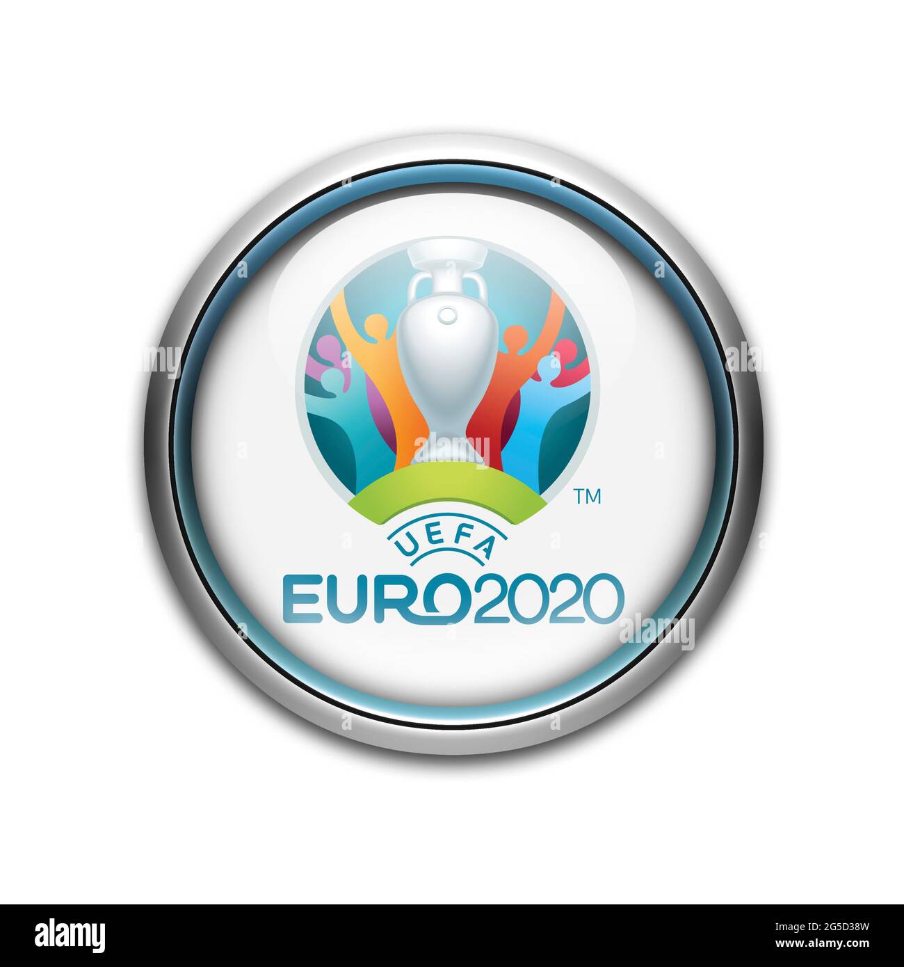 Logo Euro 2021 Foto Stock