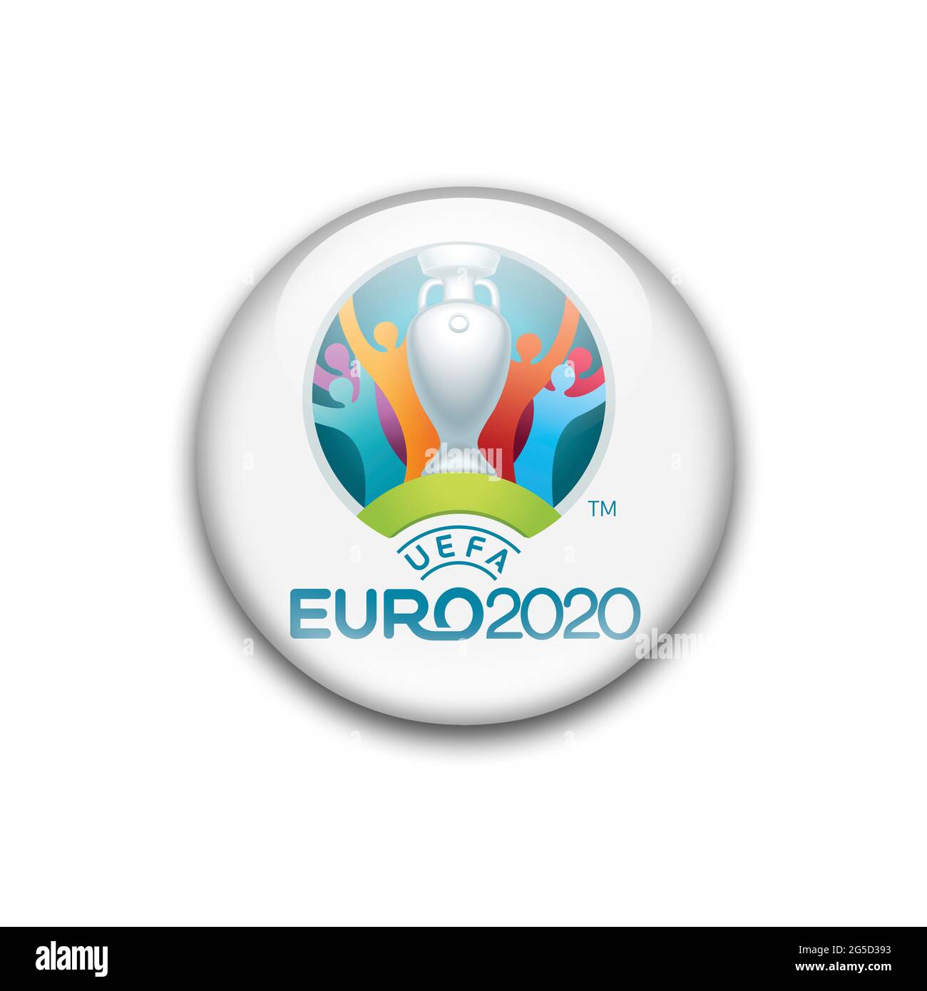 Logo Euro 2021 Foto Stock