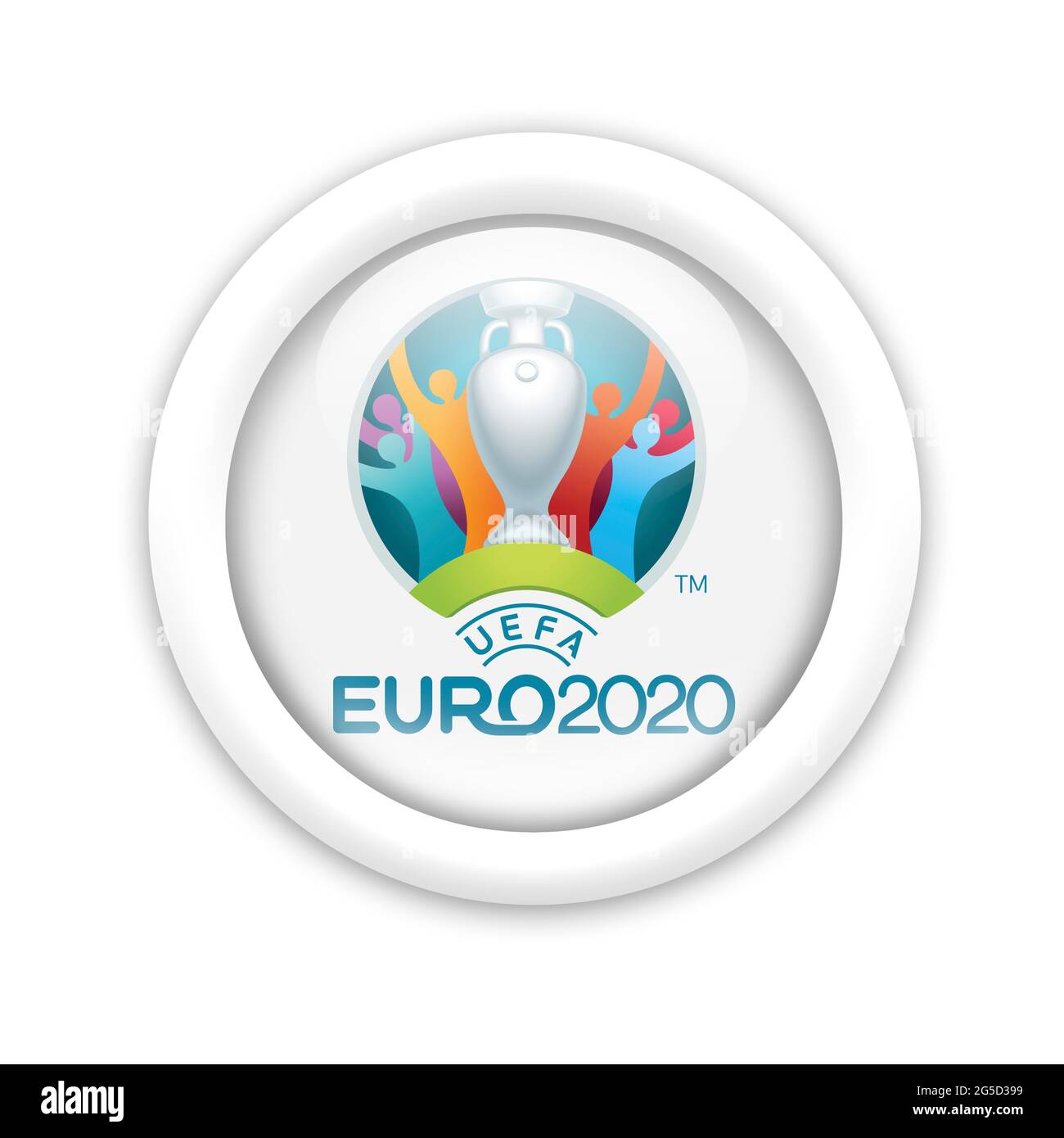 Logo Euro 2021 Foto Stock