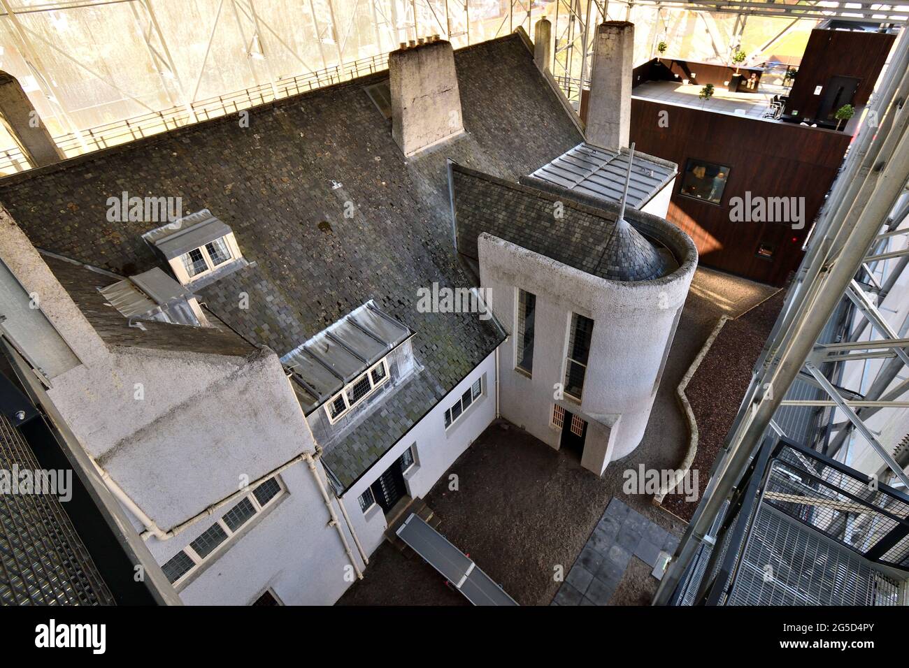 Vista sulla Hill House Foto Stock