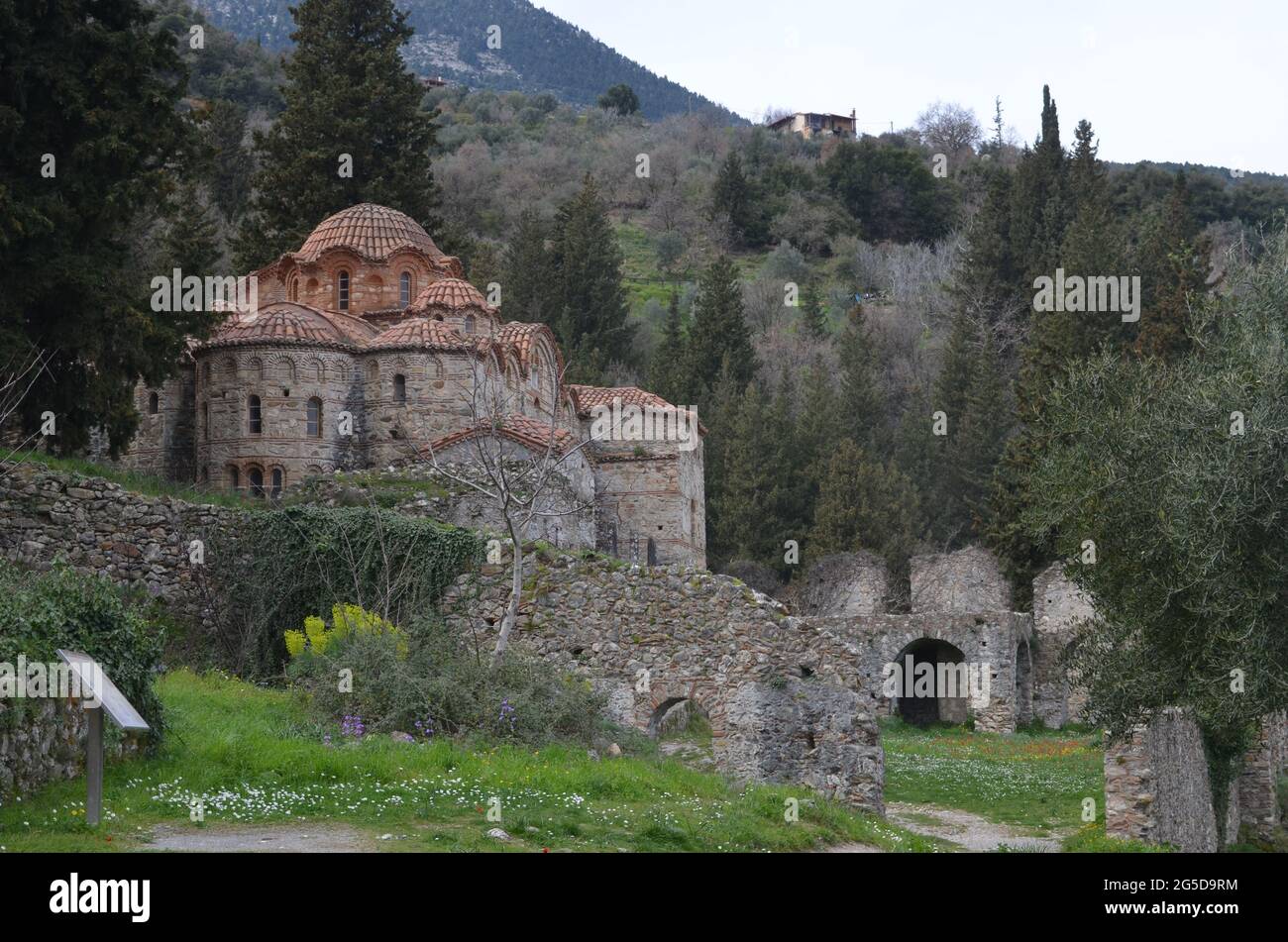 Castello medievale in Spagna Foto Stock