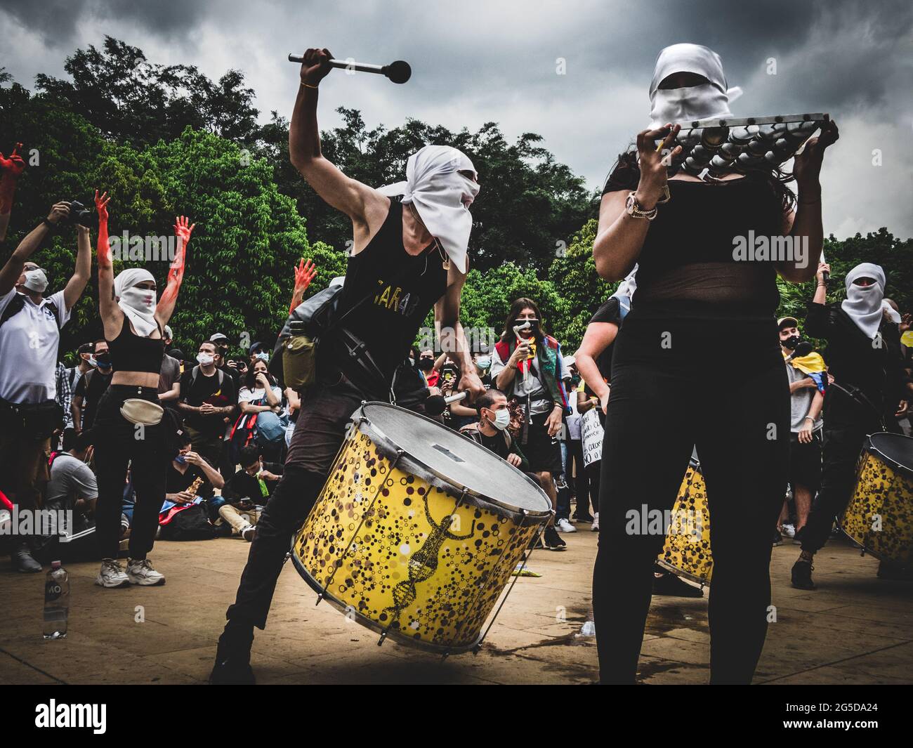 Sciopero nazionale in Colombia Foto Stock