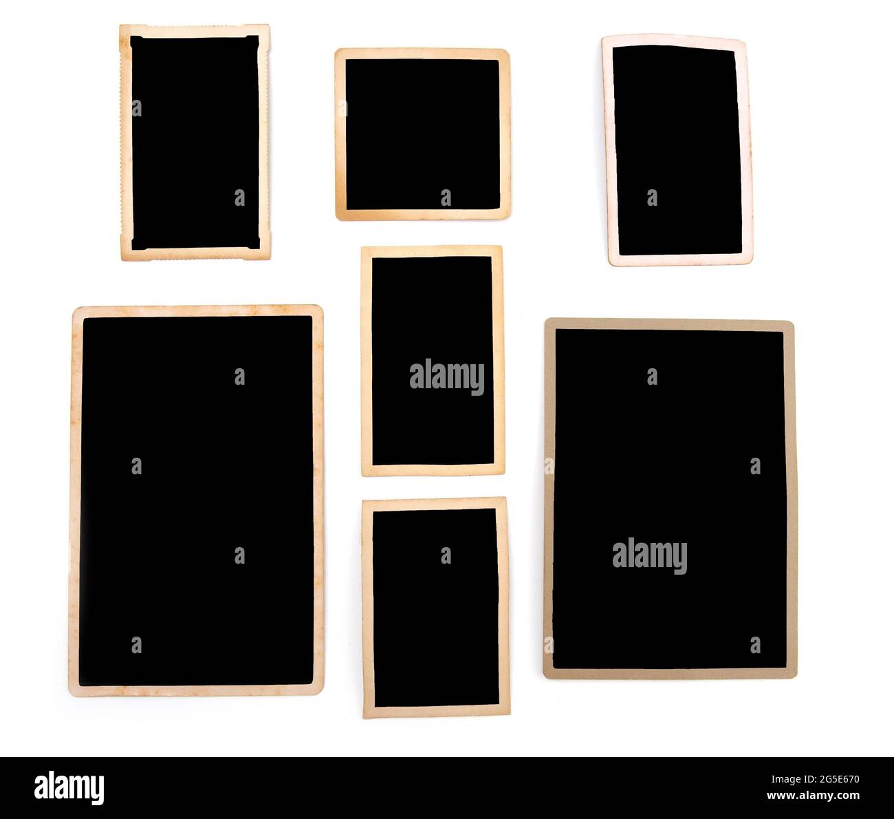 Vintage Photo Frame - design perfetto elementi per fotodiari e progetti CRAFT Foto Stock