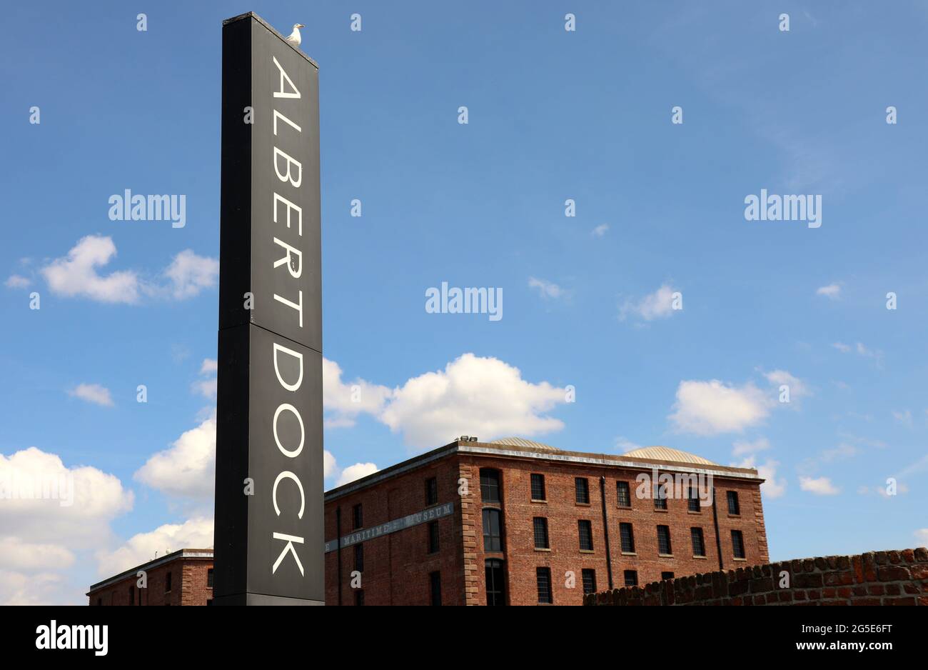 Royal Albert Dock di Liverpool Foto Stock